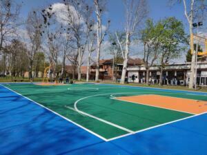 podloga za teren za kosarku