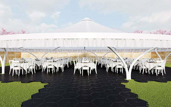 podloga za svadbeni sator